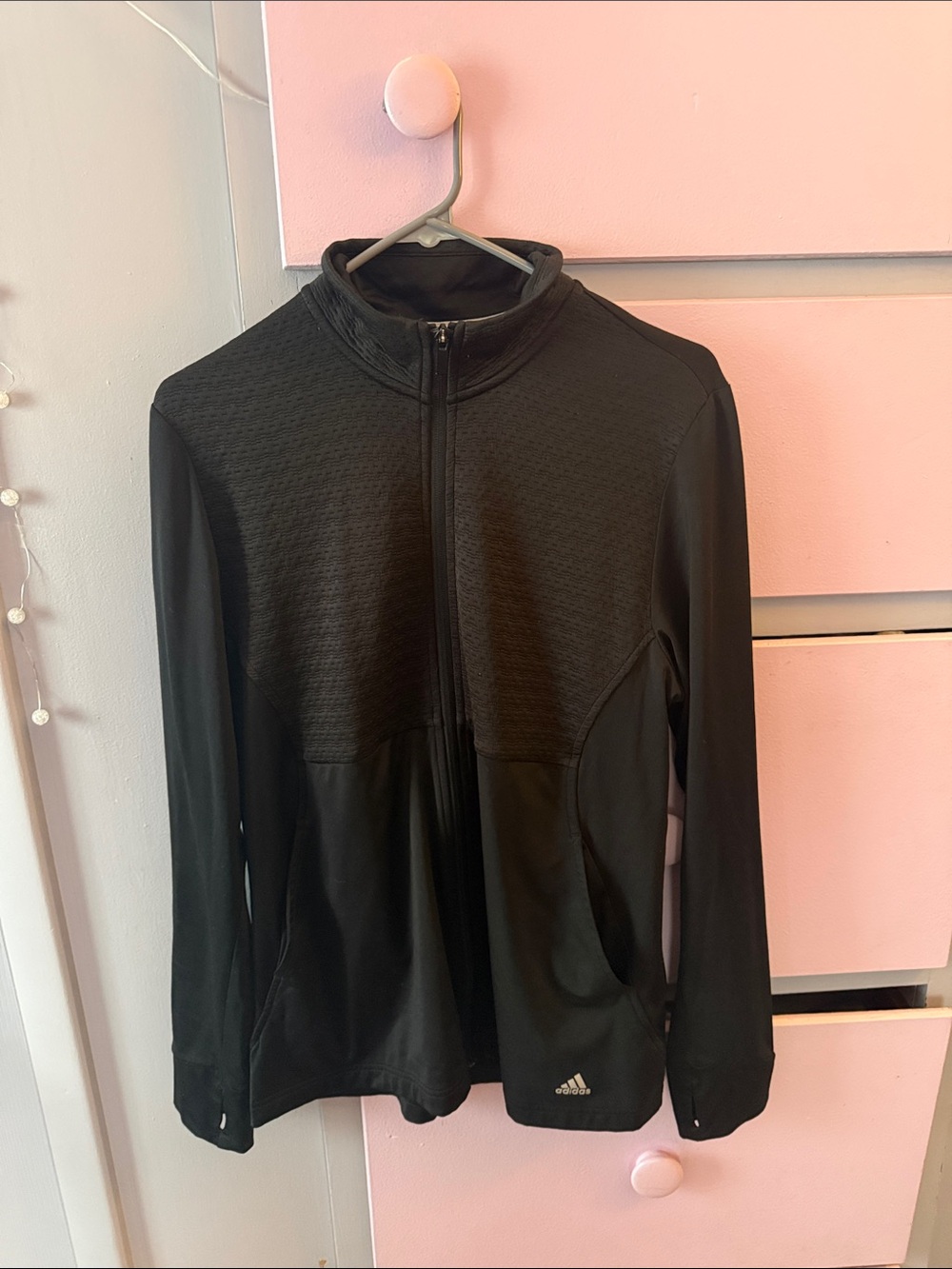 adidas Black Zip-Up Training Jacket